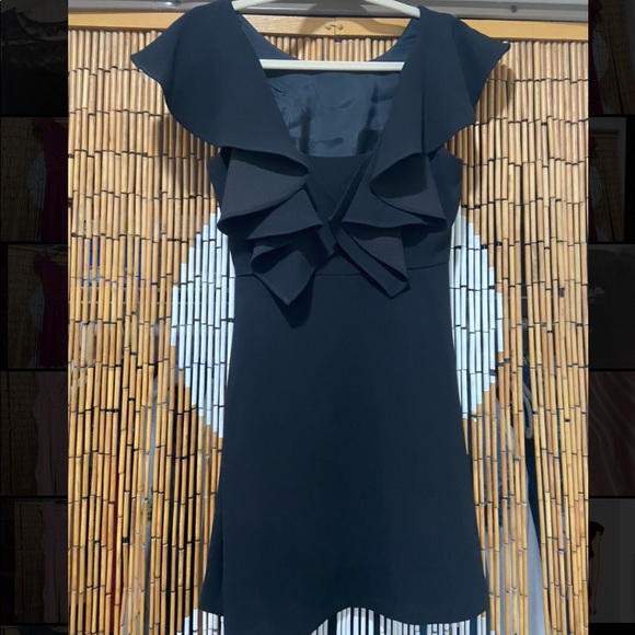 Black Ruffle Dress - Picture 5 of 5